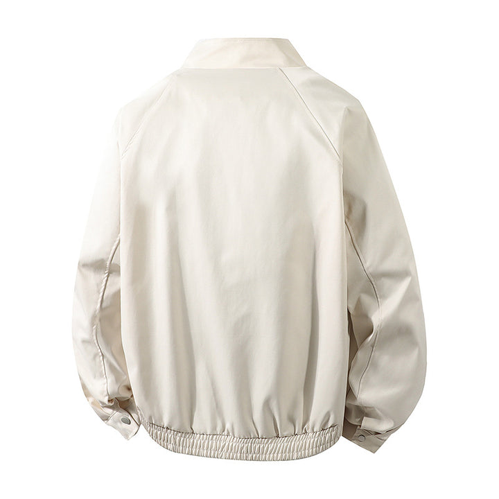 Herren winddichte Freizeitjacke mit hohem Kragen und elastischen Bündchen Echoarchiv