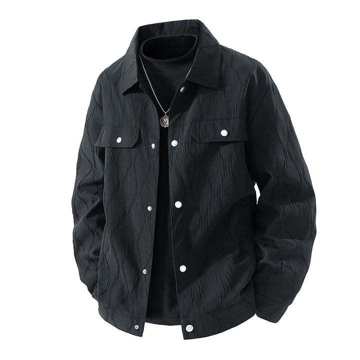 Herren Modische Jacke mit strukturiertem Gewebe Echo Archiv