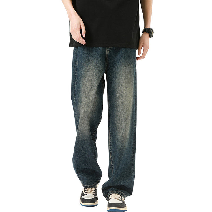 Herren weite Jeans mit lässigem Schnitt Echoarchiv
