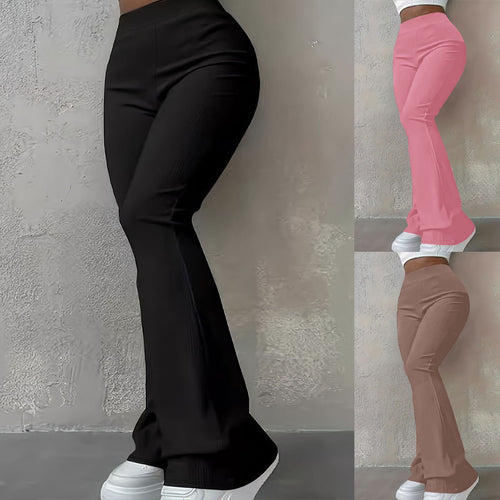 Damen High‑Waist Bootcut‑Hose mit figurformender Stretch‑Passform Echoarchiv