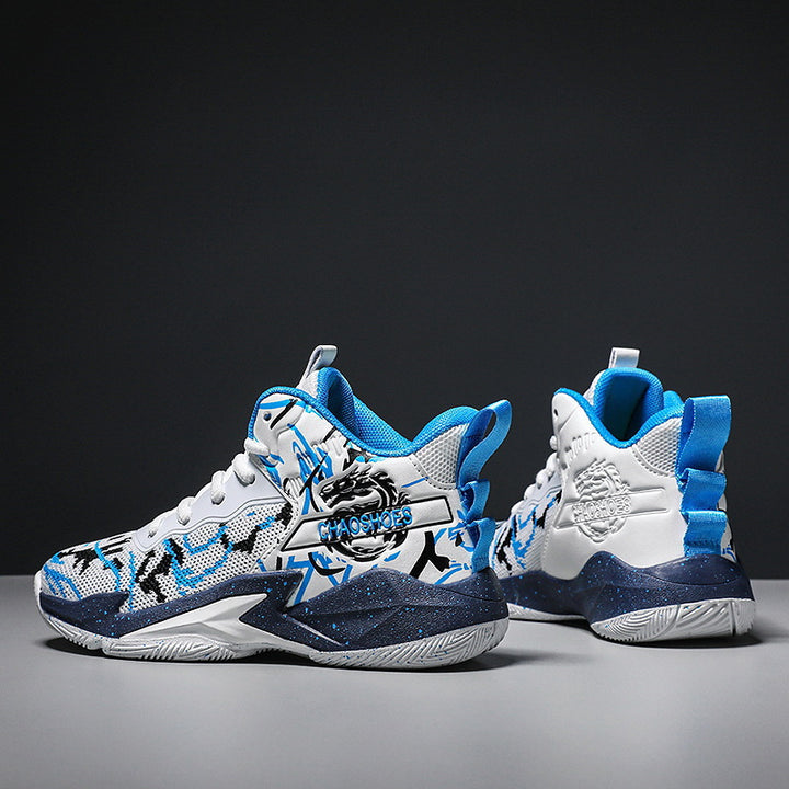 Herren High-Top Basketball-Sneaker mit gestricktem Mesh-Obermaterial, stabiler Fersenkappe und griffiger Profillaufsohle Echo Archiv