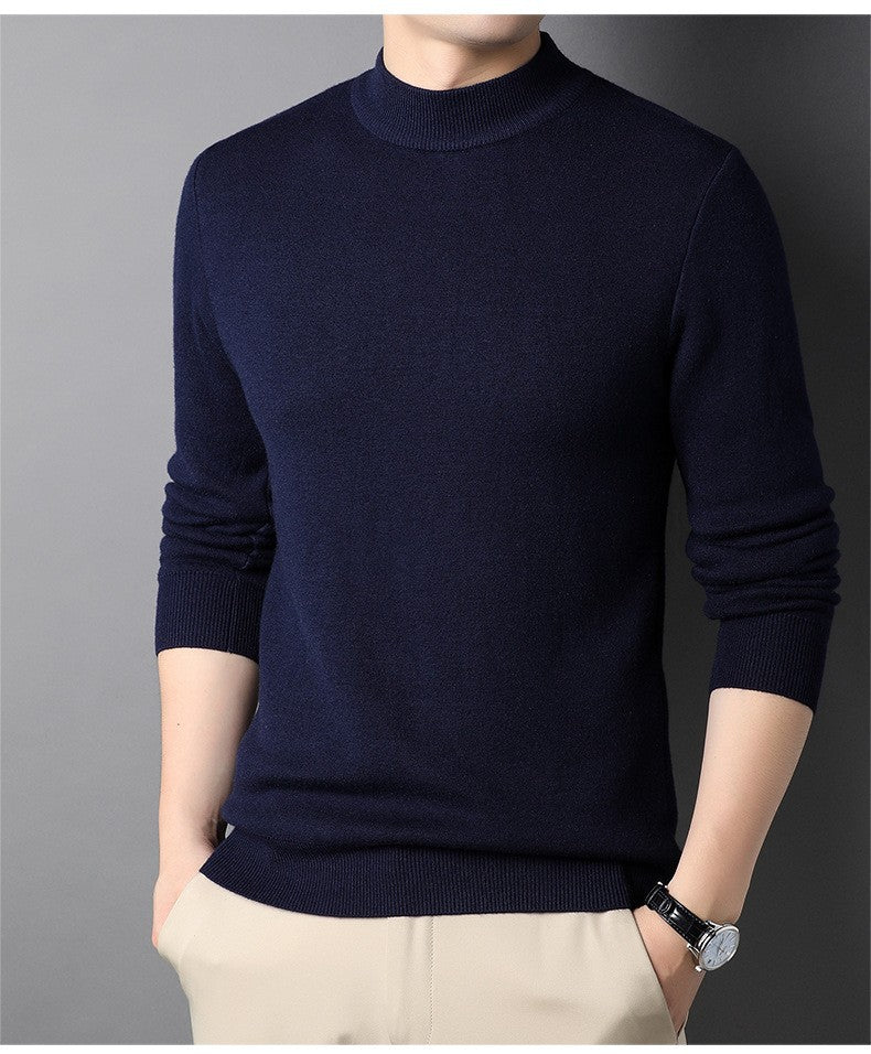 Herren Feinstrickpullover mit Rollkragen und soften Materialien Echoarchiv