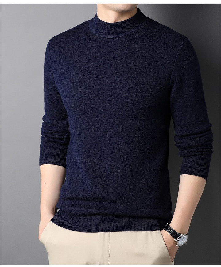 Herren Feinstrickpullover mit Rollkragen und soften Materialien Echoarchiv