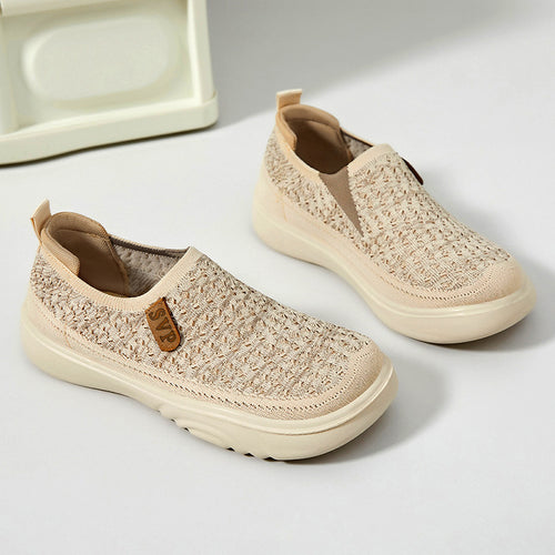 Damen nan gestrickter Slip-On Sneaker im sockenähnlichen Design mit atmungsaktivem Obermaterial und gepolsterter Komfortsohle Echo Archiv