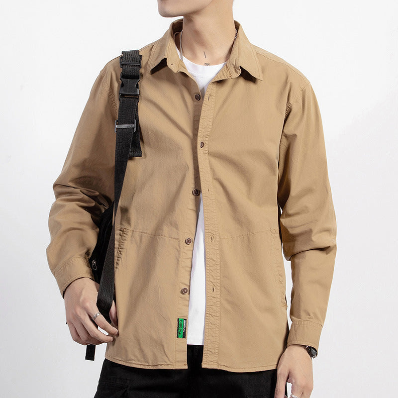 Herren Leichtes Baumwoll-Fieldshirt im Utility-Design mit entspannter Passform Echo Archiv