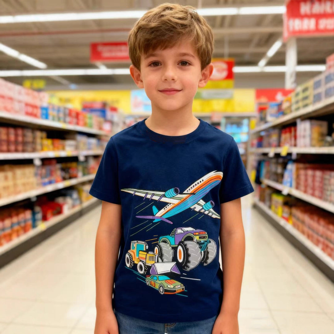 Jungen T-Shirt mit aufregendem Fahrzeug-Design Echo Archiv