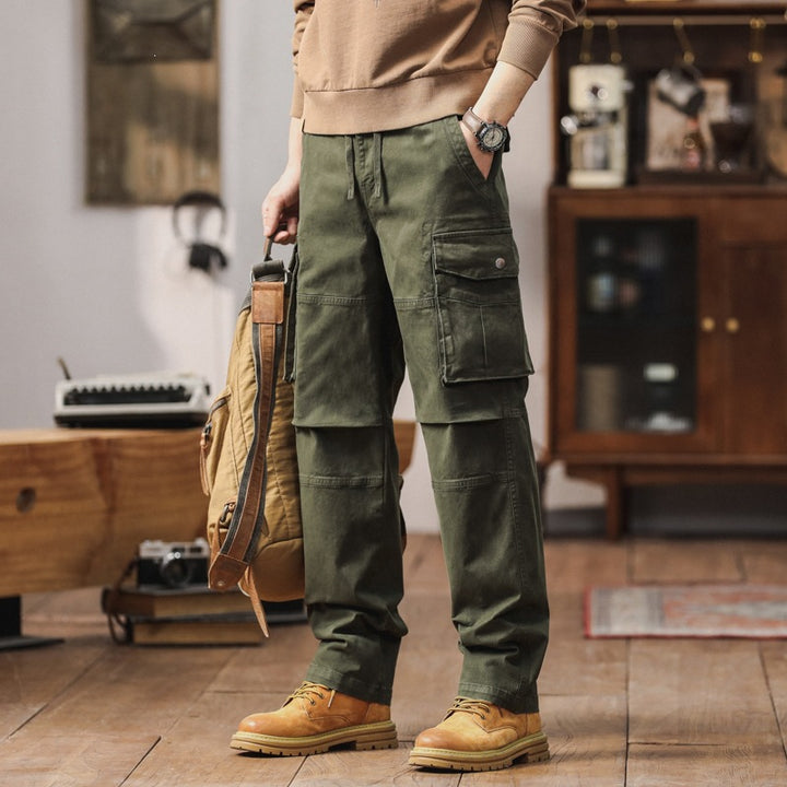 Herren Cargo-Hose mit verstärkten Kniepartien und Multifachtaschen Echo Archiv