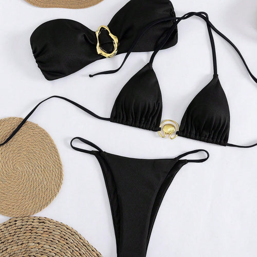 Damen Bikini mit raffiniertem Bandeau-Oberteil und höchstem Tragekomfort Echo Archiv