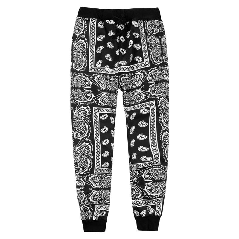 Herren bequeme Jogginghose mit trendigem Muster Echoarchiv