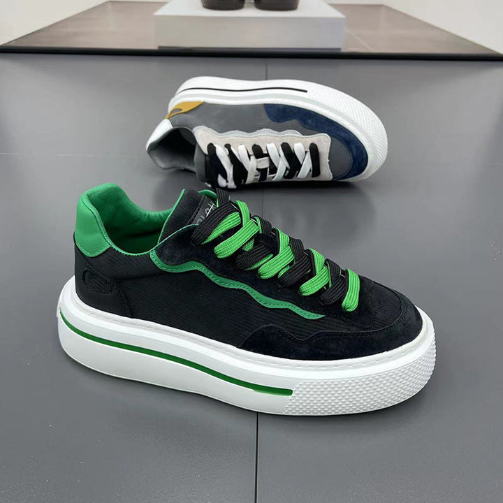 Damen Modische Sneakers mit hoher Plateausohle und atmungsaktiver Struktur Echo Archiv