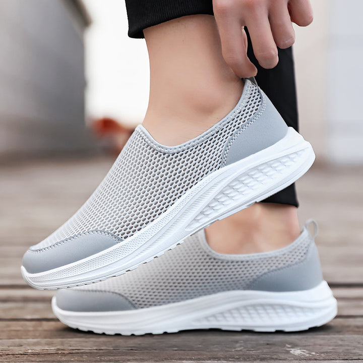 Unisex nan leichter Schlupf-Sneaker mit dreidimensionaler Netzstruktur, ergonomischer Dämpfung und Fersenlasche Echo Archiv