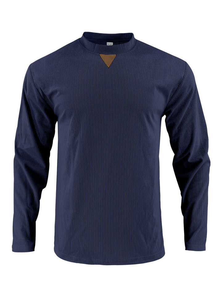 Herren Sportliches Langarmshirt mit innovativem Strukturdesign Echoarchiv