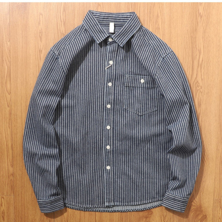 Herren Karo-Hemdjacke aus weichem Baumwollmix Echo Archiv