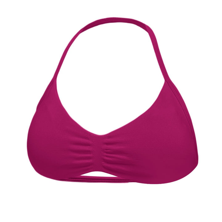 Damen Sport-Bikini-Oberteil mit raffiniertem Rüschen-Design Echo Archiv