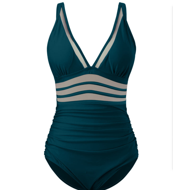 Damen eleganter Badeanzug mit verführerischen Cut-Out-Details Echo Archiv