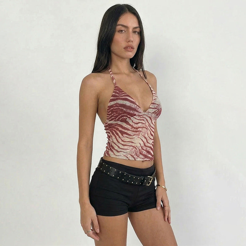 Damen tierisches print Top Echo Archiv