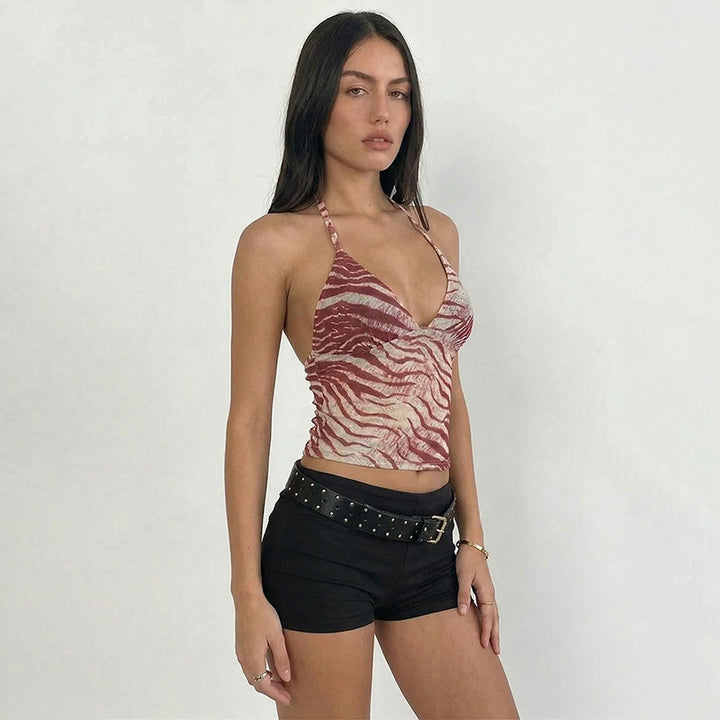 Damen tierisches print Top Echo Archiv