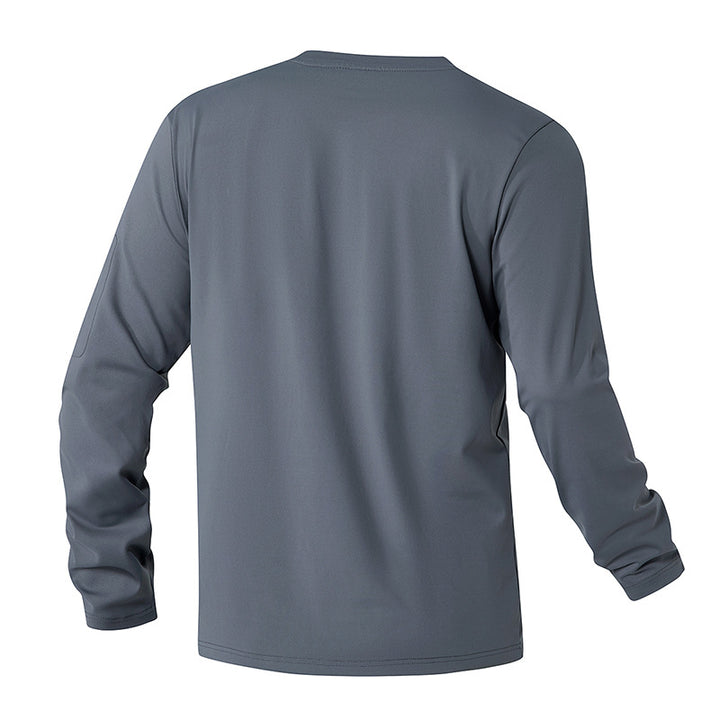 Herren Funktionsshirt mit langem Arm und praktischer Tasche Echoarchiv