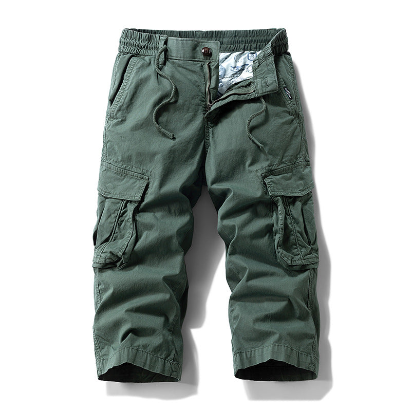Herren multifunktionale Cargo-Shorts mit elastischem Bund und praktischen Seitentaschen Echoarchiv