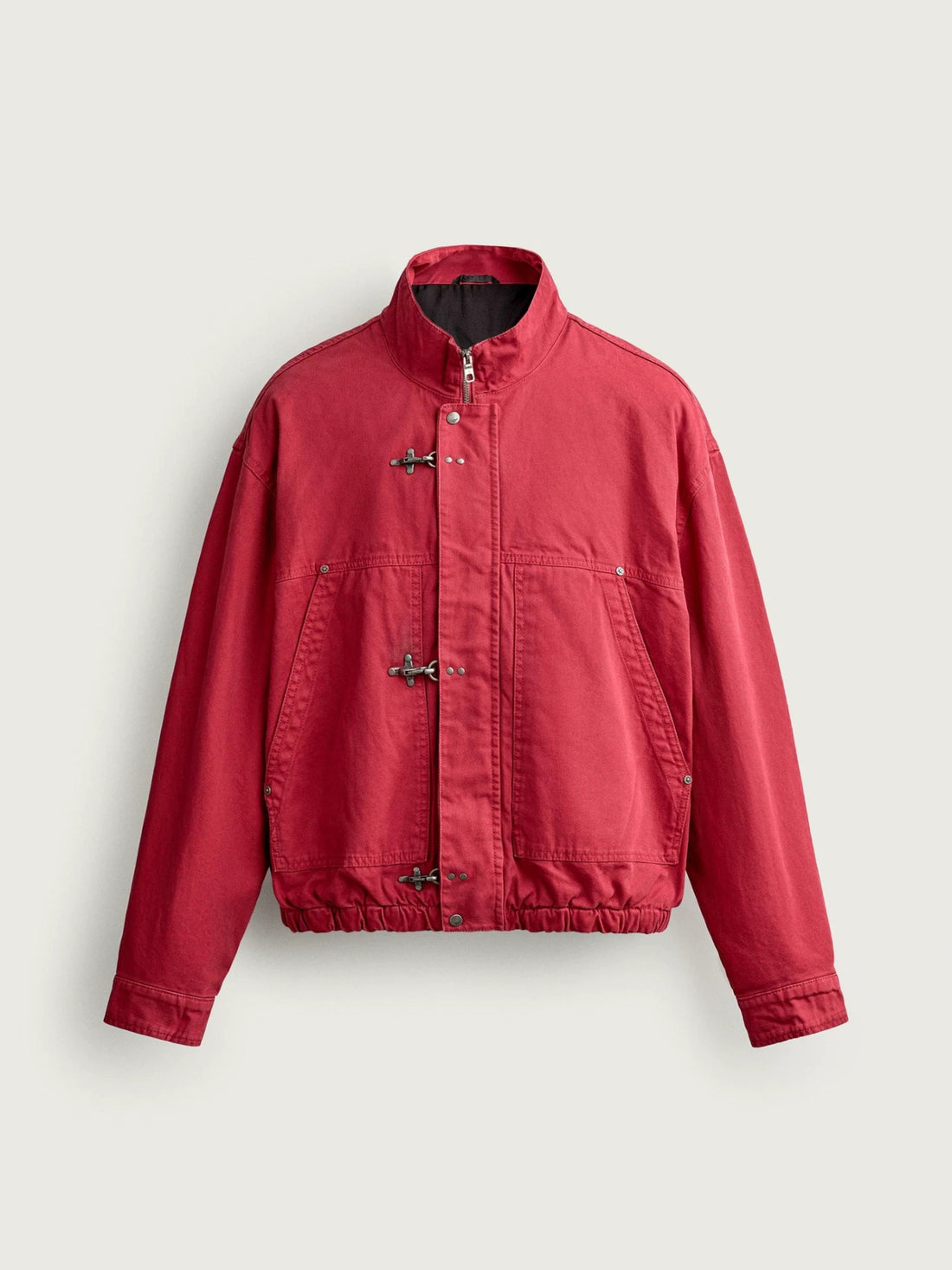 Herren Leichte Oversized Fieldjacke mit Stehkragen und Knebelverschlüssen Echo Archiv