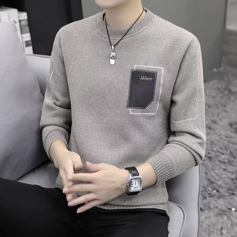 Herren Bequemer Strickpullover mit praktischen Taschen Echo Archiv