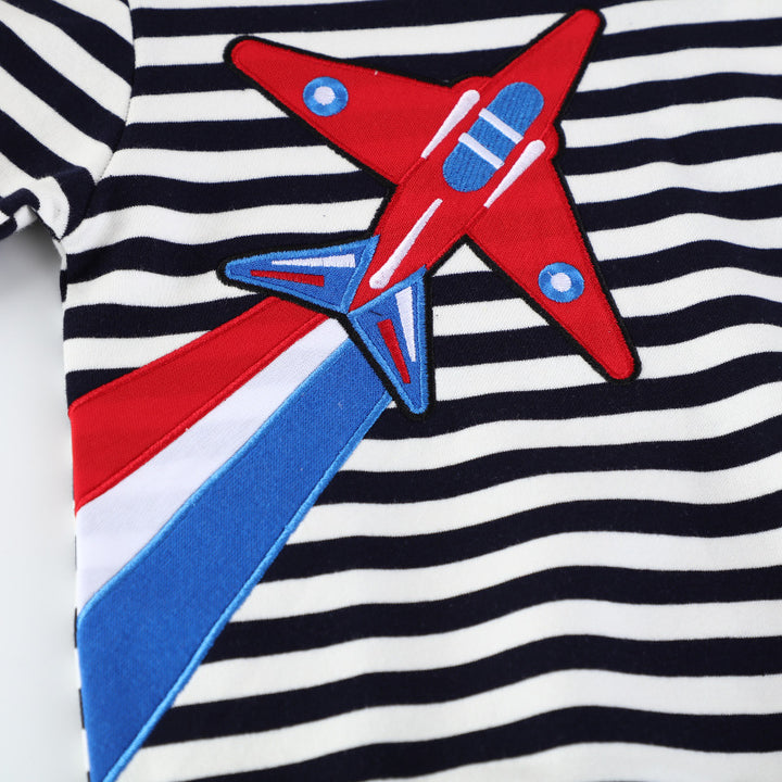 Jungen Sweatshirt mit kreativem Flugzeug-Design Echo Archiv