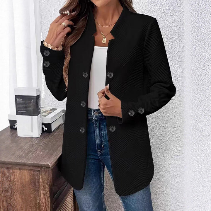 Damen Taillierter Longblazer mit strukturierter Stepp-Optik Echo Archiv