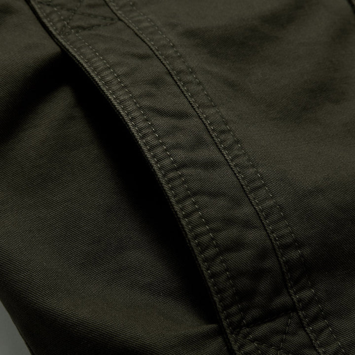 Herren leichtgewichtige Canvas‑Fieldjacke im Military‑Look mit Stehkragen und Mehrfach‑Taschen Echo Archiv