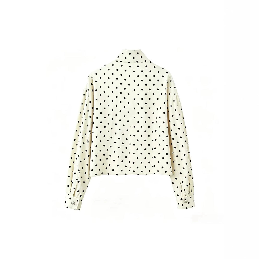 Damen Modische Jacke mit Punkten Echo Archiv