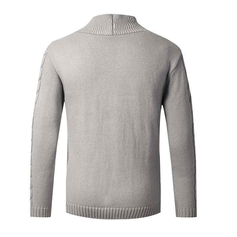 Herren Strickcardigan mit Schalkragen, Zopfmuster und Knopfleiste Echo Archiv