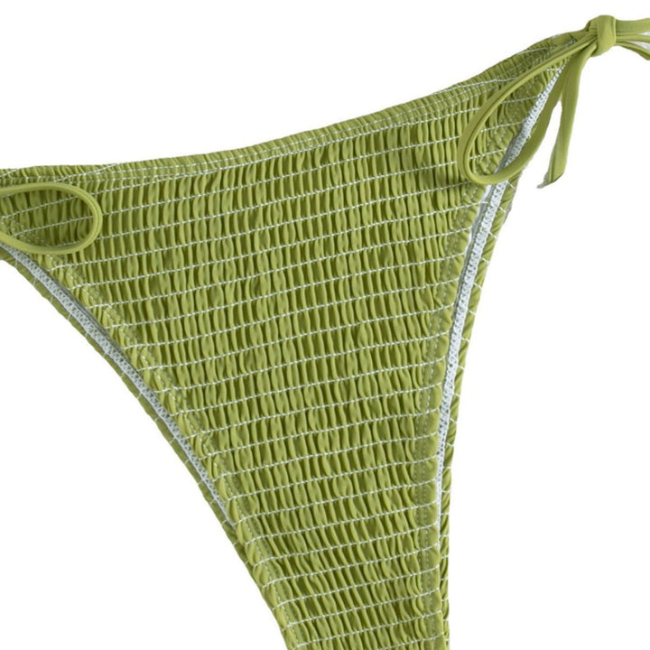 Damen Triangel-Bikini-Set mit feinen Rüschendetails und verstellbaren Bindebändern Echo Archiv