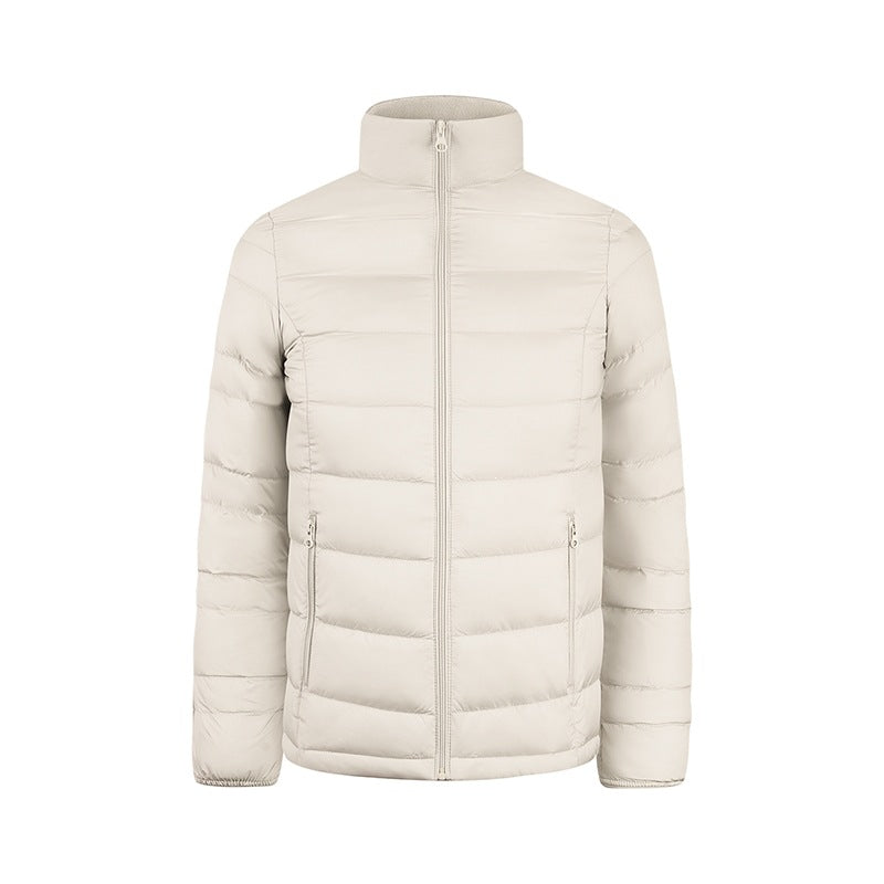 Herren Ultraleichte gesteppte Daunenimitat-Jacke mit Stehkragen Echo Archiv
