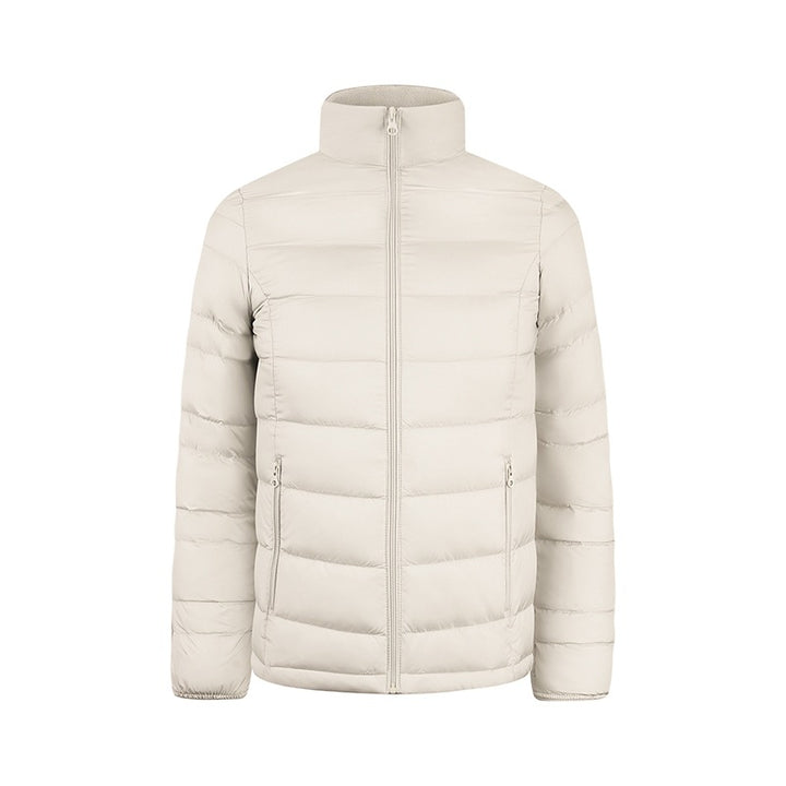Herren Ultraleichte gesteppte Daunenimitat-Jacke mit Stehkragen Echo Archiv