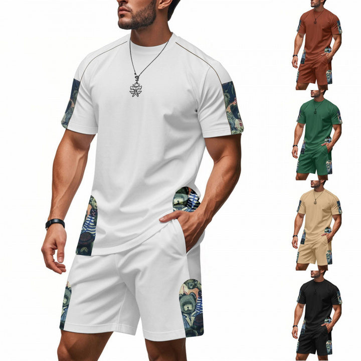 Herren Grafikdruck Lounge Set Echoarchiv