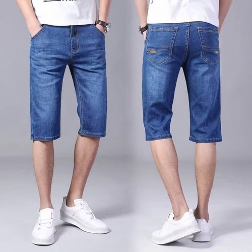 Herren lässige Denim-Shorts im modernen Schnitt mit praktischen Taschen Echoarchiv