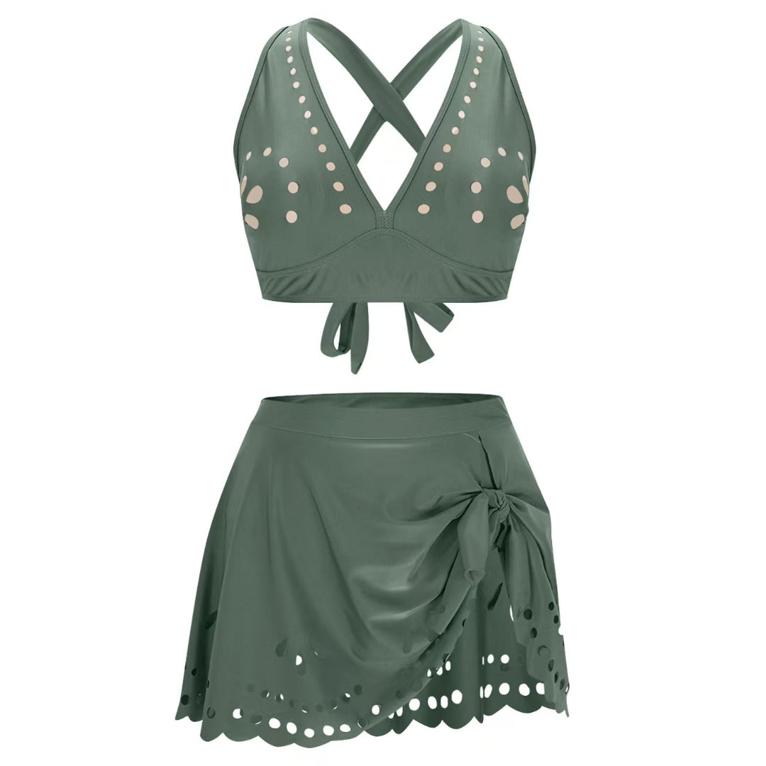 Damen Bikini-Set mit verspieltem Schnitt und eleganten Trägersystem Echo Archiv