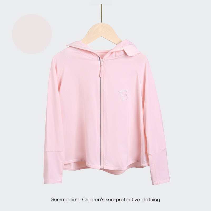 Kinder UV-Schutzjacke mit Kapuze und leichten atmungsaktiven Eigenschaften Echo Archiv