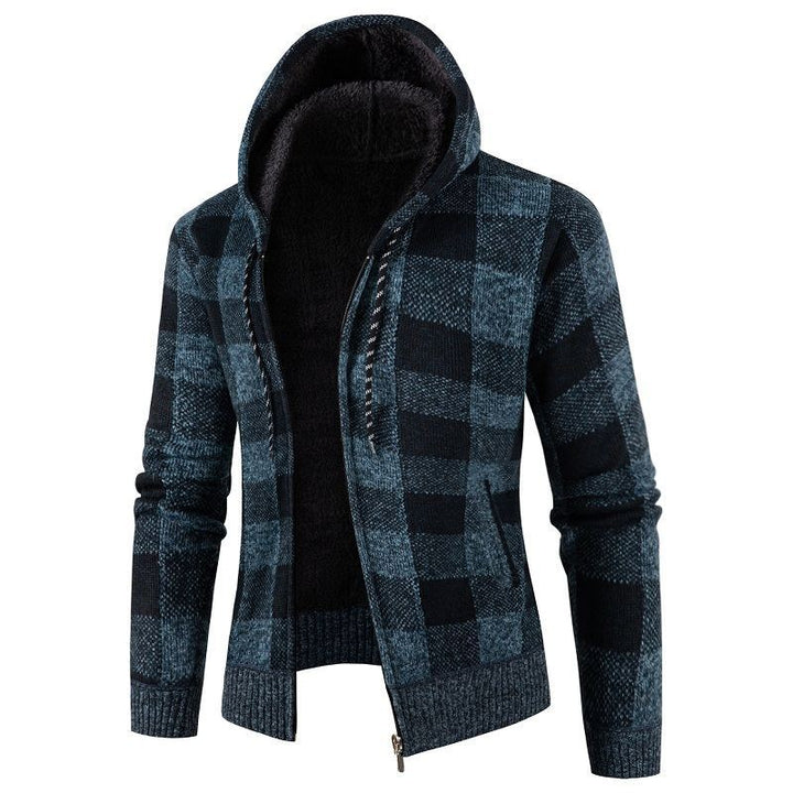Herren modische Kapuzenjacke mit weichem Innenfutter Echoarchiv
