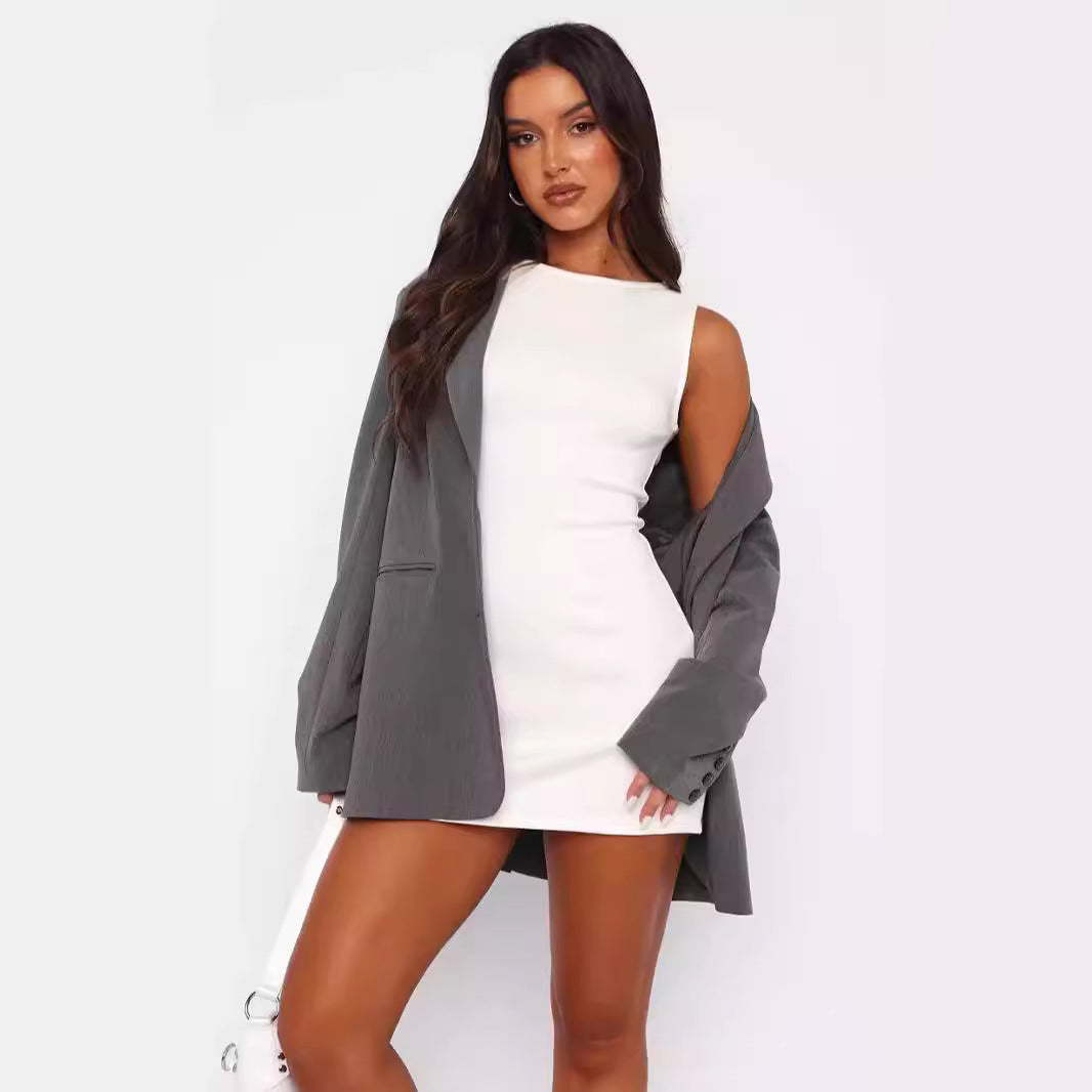 Damen Minimalistisches Kleid Echo Archiv