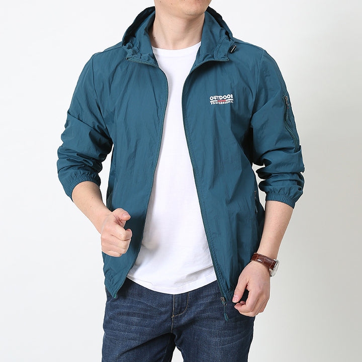 Herren leichte Outdoor-Jacke Echo Archiv
