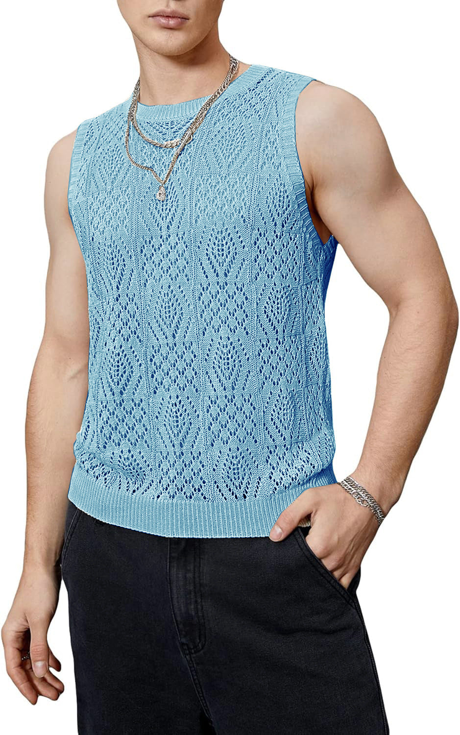 Herren Strick-Mustershirt Echoarchiv