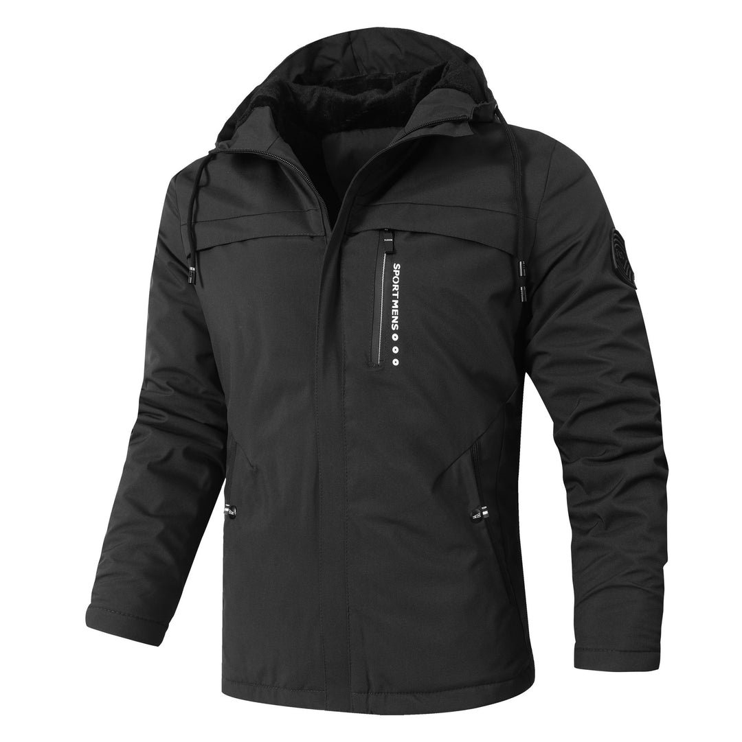 Herren wetterfeste und isolierte Jacke mit weichem Innenfutter Echoarchiv