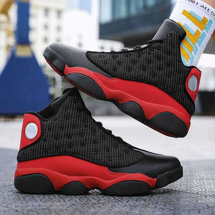 Herren Basketball-High-Top Sneaker mit reaktiver Dämpfung und verstärkter Knöchelstütze – Tavélo