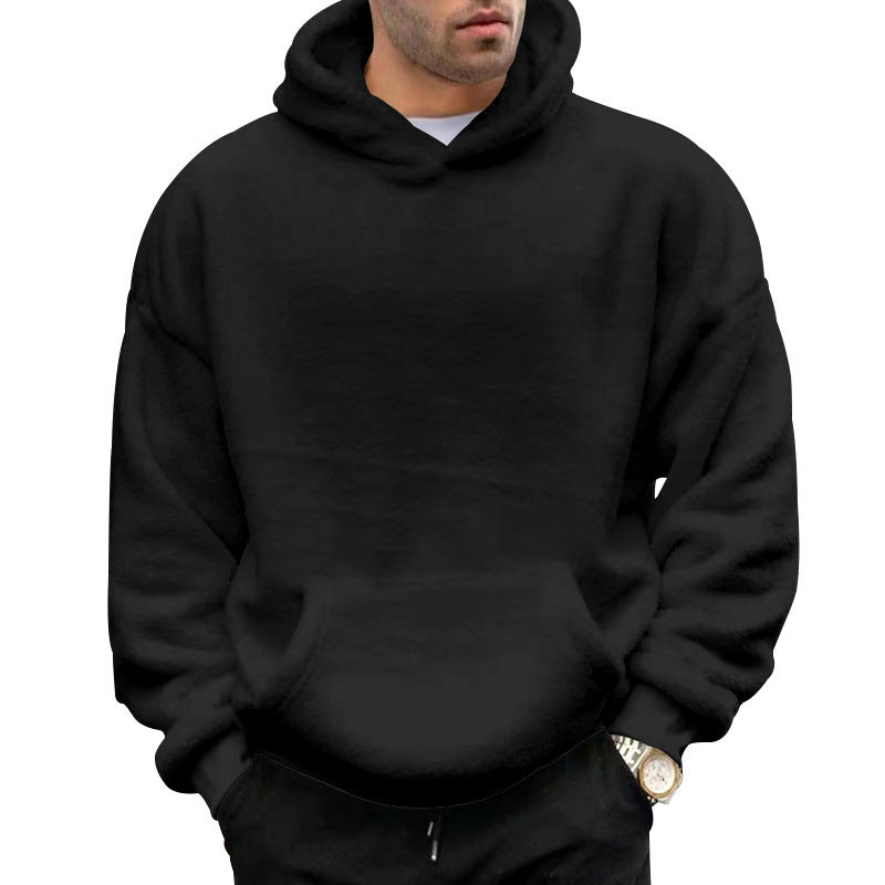 Herren bequemer Oversized Kapuzenpullover Echoarchiv
