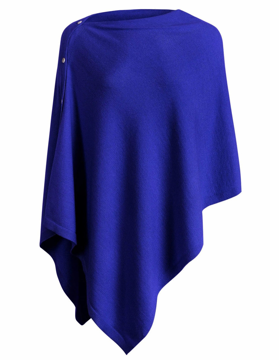 Damen vielseitiger Poncho aus hochwertiger Materialmischung – Célinea
