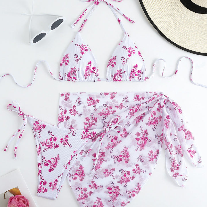 Damen Triangel-Bikini-Set mit elegantem Wickelrock Echo Archiv