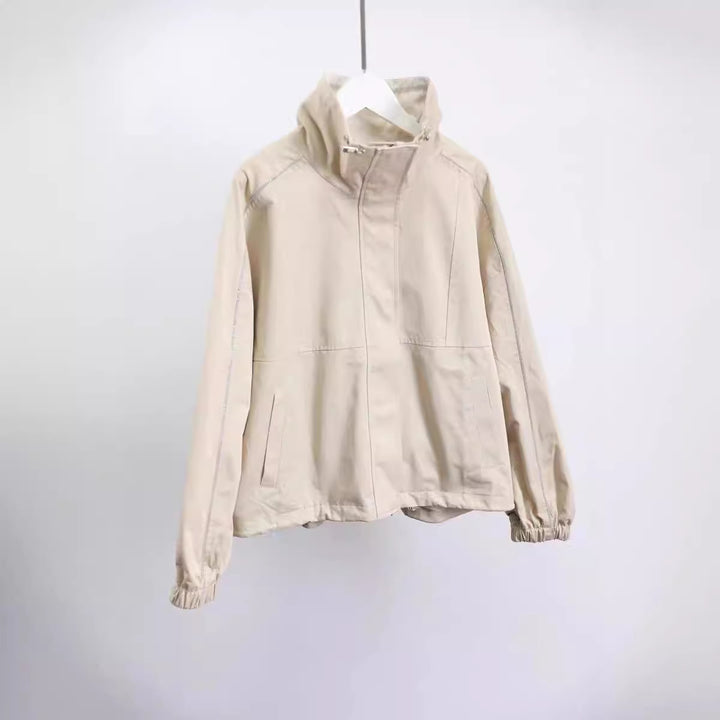 Damen Modische Freizeitjacke mit hohem Kragen Echoarchiv