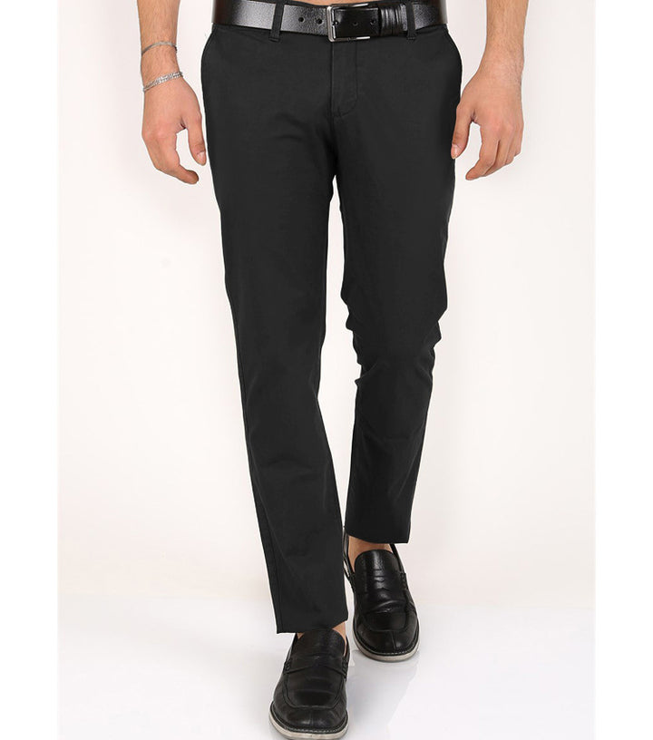 Herren Slim-Fit Freizeithose aus leichtem Baumwollmix mit elastischem Bund und praktischen Taschen Echoarchiv