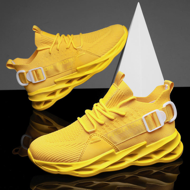 Unisex Strick-Sockensneaker mit gelochter Waben-Luftsohle Echoarchiv