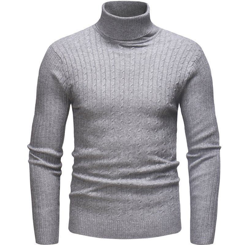 Herren feinstrick Rollkragenpullover Echoarchiv